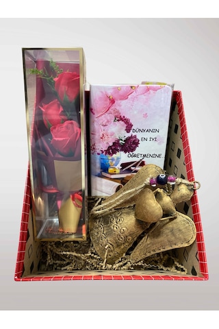 Öğretmen Günü Temalı Konsept Kutu Hediye Kutusu Kod:12