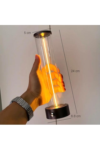 Monozone Manyetik Masa Lambası Abajur Şarjlı Modern Okuma Işığı