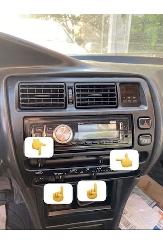 Toyota Corolla Efsane Kasa Kalorifer Düğmesi Takım