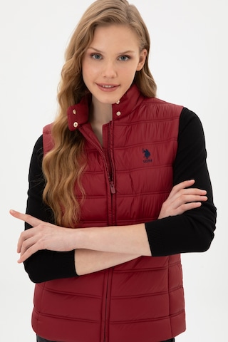 U.s. Polo Assn. Kadın Bordo Yelek Dokuma 50311989-vr014 Bordo