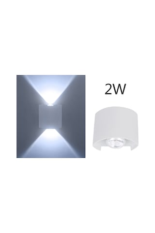 Geeksen Modern Led Duvar Aydınlatma - Yatak Odası, Koridor Ve Balkonlar İçin Şık Ve Güvenli Aydınlatma Çözümü Beyaz