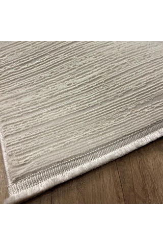 Hoom Rugs Nova 1123 Krem Mikrofiber Modern Dokuma Halı Krem