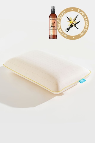 Aroma Terapi Vanilya Visco Yastık Ve Yastık Spreyi Beyaz