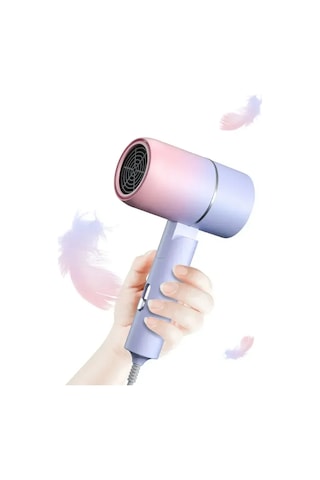 Katlanır Mini Saç Kurutma Makinesi 800w, Ev Yurt Seyahat Saç Bakımı Saç Kurutma Makinesi, Saç White