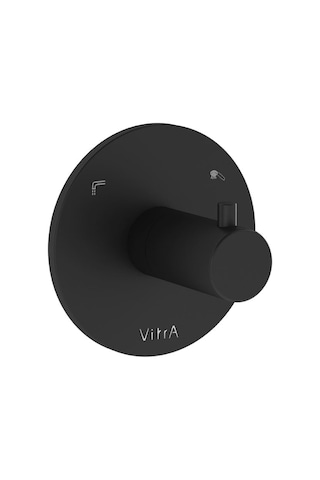VitrA Origin A4262336 2 Yollu Yönlendirici Sıva Üstü Mat Siyah