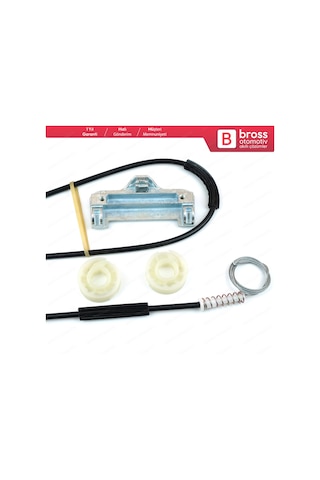 BMW 5 E39 1996-03/1999 4/5 Kapı İçin Arka Sol Cam Kriko Tamir  Set