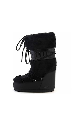 Moon Boot Icon Faux Fur Kadın Kar Botu-14089000blk Siyah Siyah