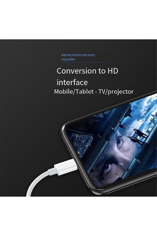 Arayüzünden Hdmı Uyumlu Adaptöre, Telefondan Hdmı Uyumlu Yüksek Çözünürlüklü Reklama Dönüştürücü