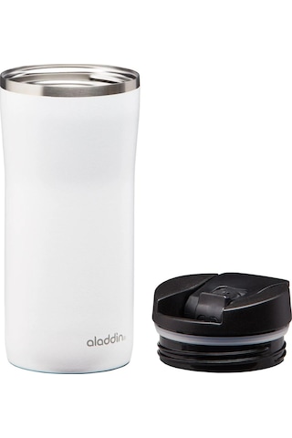 Aladdin 10-09363-006 Mocca Thermavac Leak-lock Çelik Termos Bardak 0.35l Beyaz
