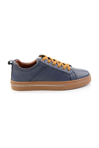 Bambi Mavi Hakiki Deri Erkek Sneaker E01082009503
