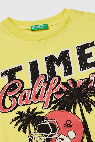 United Colors Of Benetton Erkek Çocuk T Shirt 3ı1xc10o4 Sarı Sarı
