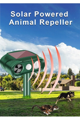 Lichen Solar Hayvan Kovucu, Kızılötesi Yanıp Sönen Ultrasonik