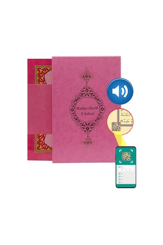 Rahle Boy 30 Cüz Kur'An-I Kerim (Pembe. Karton Kapak. Kutulu)