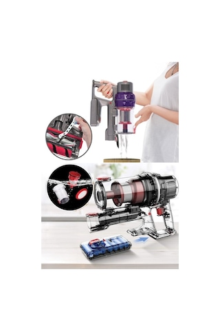 Kiwi KVC-4040BLF Katlanabilir Şarjlı Bldc Motor Dik Süpürge