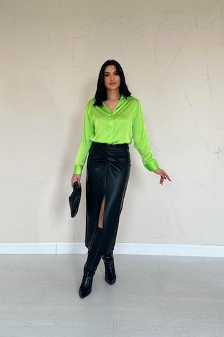 Dogutrend Neon Saten Gömlek Diğer