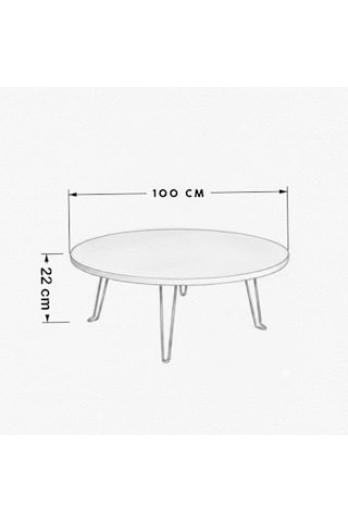 Ratemo Katlanır Yer Sofrası Parlak Beyaz 100 Cm - 22 Cm Yükseklik Yuvarlak Yer Masası, Oyun Masası, Çok Amaçlı Sehpa Ratemo Katlanır Yer Sofrası Parlak Beyaz 100 Cm - 22 Cm Yükseklik Yuvarlak Yer Masası, Oyun Masası, Çok Amaçlı Sehpa