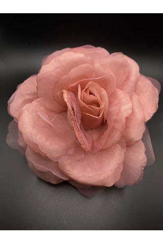 Amely Rid Orta Boy Gül Broş Ve Toka 189684308 Pembe