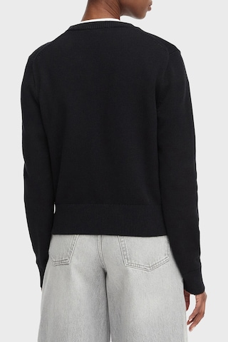 Calvin Klein % 100 Pamuk Logo Monogramlı Sweat Lv047g322gub1 Bayan Sweat Lv047g322g Ub1 Siyah