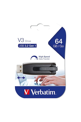 Verbatım 64gb Store N Go V3 Usb 3.2 Usb Bellek 49174