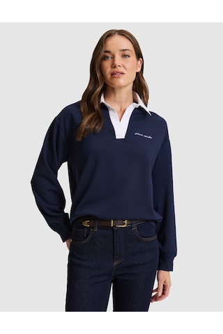 Pierre Cardin Lacivert Comfort Fit Sweatshirt 50331309 Vr033