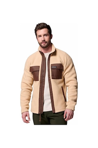 Columbia Juniper Peak Full Zip Fleece Erkek Outdoor Polar Ceket 2131471262 Kahverengi