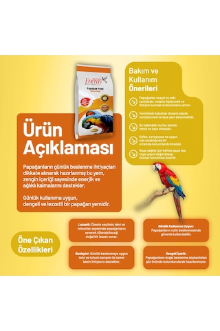 Papağan Yemi 500 G - 3 Adet