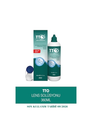 Tto Lens Solüsyonu 360 Ml Son Kullanım Tarihi 9/2026