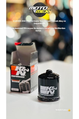K&n Kn Performance Kn-204 Performans Yağ Filtresi Yüksek Akış Ve Dayanıklılık