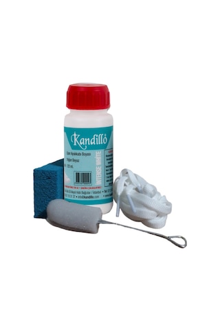 Kanken Kandillo Yoğun Kapatıcı Beyaz Spor Ayakkabı Ve Deri Boyası 125 Ml Beyaz