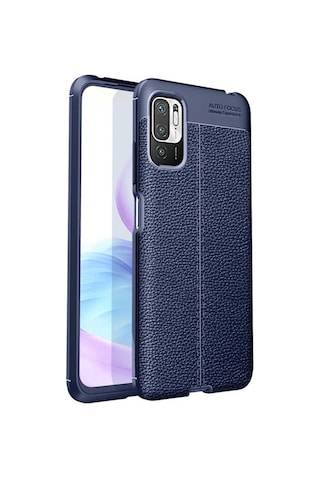Xiaomi Poco M3 Pro Kılıf Zore Niss Deri Desenli Silikon Kılıf
