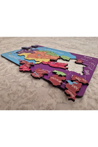 Ankebut Kabartmalı Türkiye Haritası Ve Komşu Ülkeler, Denizler