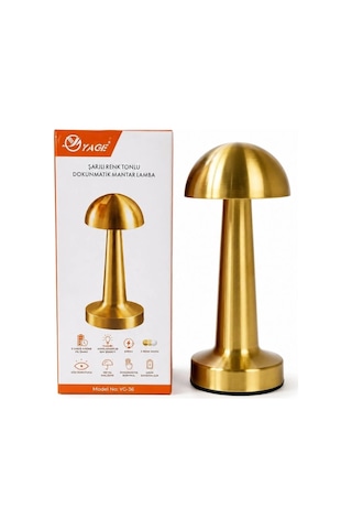 Masa Lambası Gold Sarı