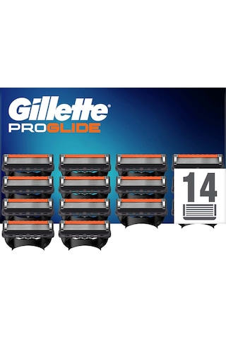 Gillette Fusion Proglide Manual Yedek Tıraş Bıçağı 14'lü