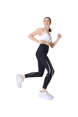 Sweaty Betty Sweaty Betty Zero Gravity 7/8 Illuminate Ru Kadın Siyah Koşu Taytı Blk Siyah