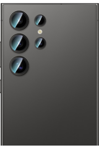 Galaxy Uyumlu S24 Ultra Caseworld Alloy Serisi Oleofobik Anti Reflective Kamera Lens Koruyucu Siyah