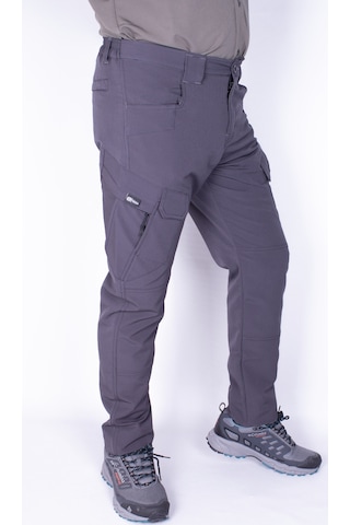 Nikbin Tactical Taktik Pantolon Outdoor Kargo Cep Likrali Yazlık -füme Füme