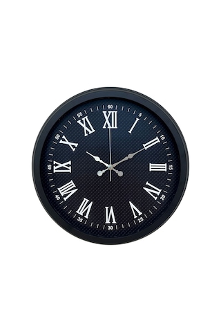 Luxury Black 40 Cm Metal Duvar Saati Diğer