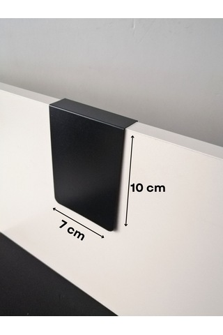 10 Adet Silinebilir Karatahta Siyah Etiket 10 x 7 CM Ahşap Raflar