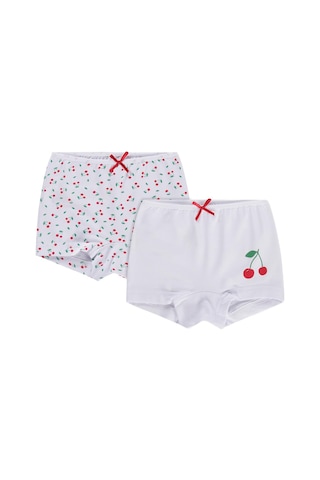 Civil Girls Kız Çocuk Kiraz 2-10 Yaş 2'li Boxer - Standart
