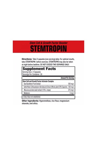 Musclemeds Stemtropin Gh Booster Recovery Dopa Mucuna 60 Capsul