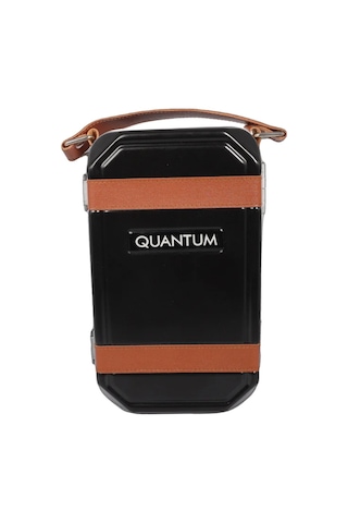 Quantum Seyahat Tipi 5 Taşıma Kordonlu Siyah Humidor Puro Kutusu - Trz3008