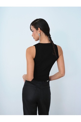 Loft Slim Fit Kadın Top Lf2040096 Q1.v1 Siyah