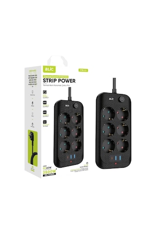 Korumalı Priz 2'li Set 16 Amper Wifi Uzaktan Kontrol Enerji Tüketim Takibi Standart