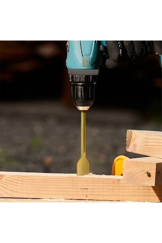 Sointeresting 13 Adet Titanyum Kaplamalı Düzleştirilmiş Matkap Ucu Seti Altıgen Şaftlı Ağaç İşleme Delik Açacağı 6-35mm