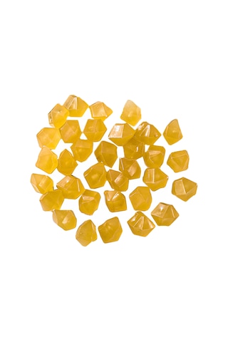 Ruicoo 200 Adet Turuncu Resin Parçacık, Akvaryum Ve Bahçe Dekorasyonu İçin Gece Aydınlatmalı Işıklı Taşlar