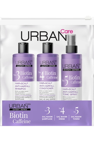 Urban Care Expert Biotin & Caffeine Dökülme Karşıtı Seyahat Seti 100 Ml Beyaz