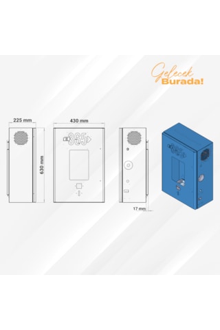 E 365 Dc Duvar Tip 8 İnç Ekranlı Mıd Sayaçlı Tek Kablolu Rfıd 40kw Şarj İstasyonu Bireysel Ve Ticari Kullanıcı 40 KW
