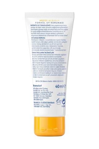 Sun Spf50+yüz Güneş Kremi 40ml, Hassas Ciltlere Özel,nemlendirici,yatıştırıcı
