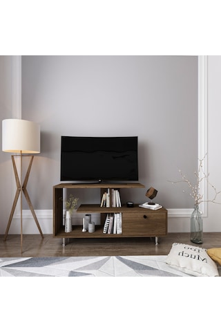 Mıxı Tv Ünitesi Tv Sehpası 120 Cm Ceviz