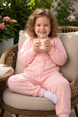 Babyhola Mevsimlik Çocuk Uyku Tulumu 1.5 Tog 1-8 Yaş Unisex Uzun Kollu %100 Pamuk 2710 Pembe